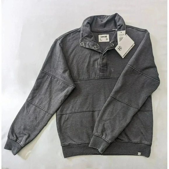 NWT Sovereign Code Men's Chance Pullover Sweatshirt Gray Size S (MSRP $98) - Picture 3 of 5